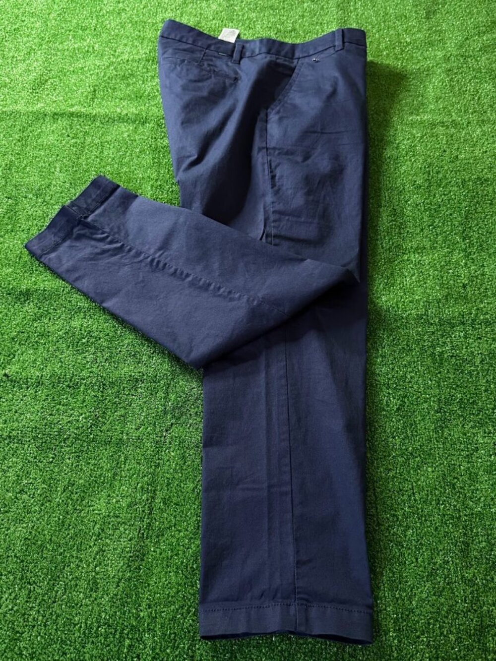 Dockers Waterless Pants Slim Ankle Classic Chino Style Navy Blue Men's Size 30